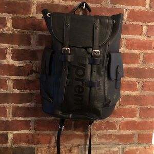 Supreme Christopher Backpack Limited Edition, black on black